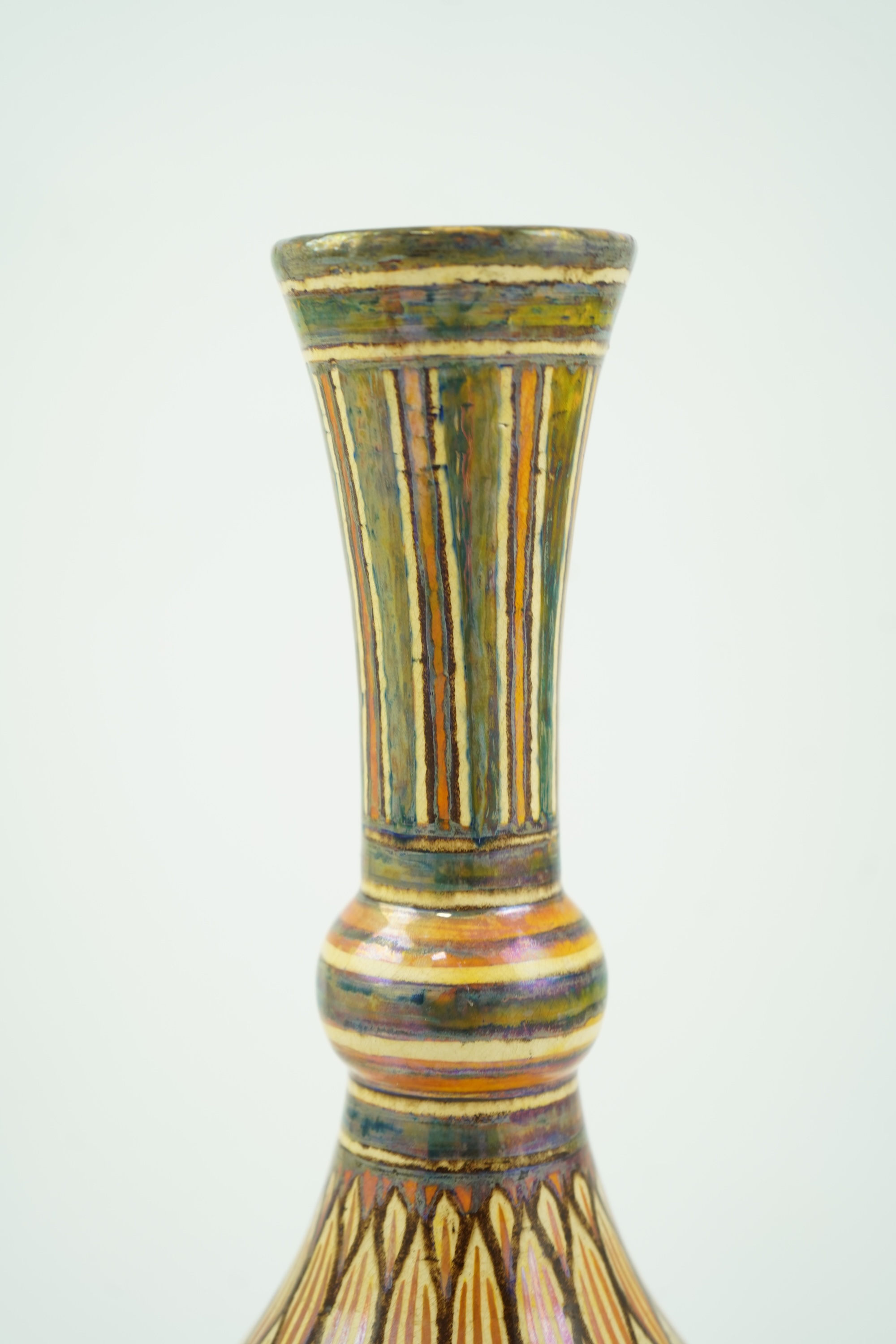 Maw & Co., Jackfield, Salop: A lustre ware art pottery vase